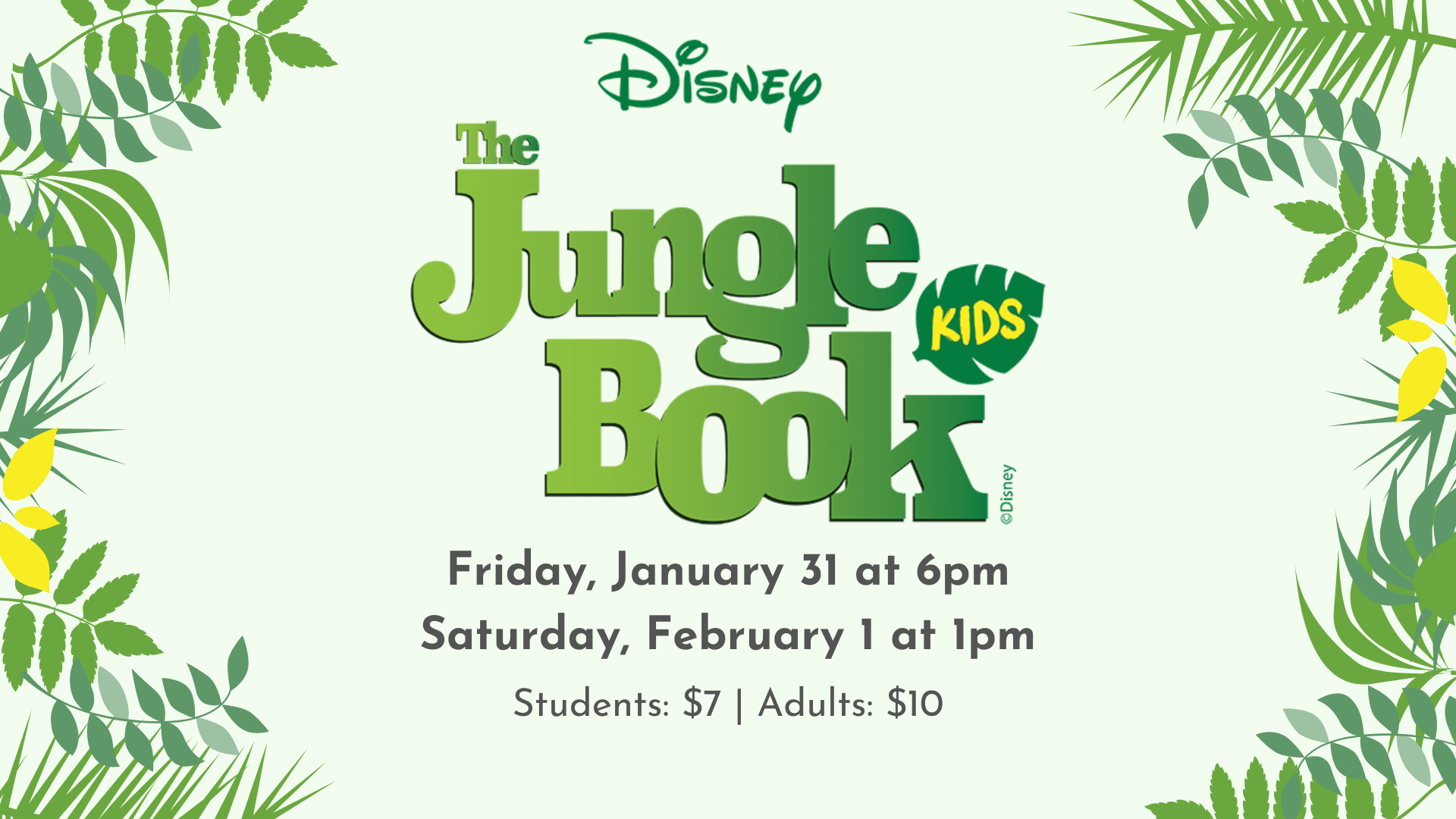 Jungle Book - Mariners Christian School