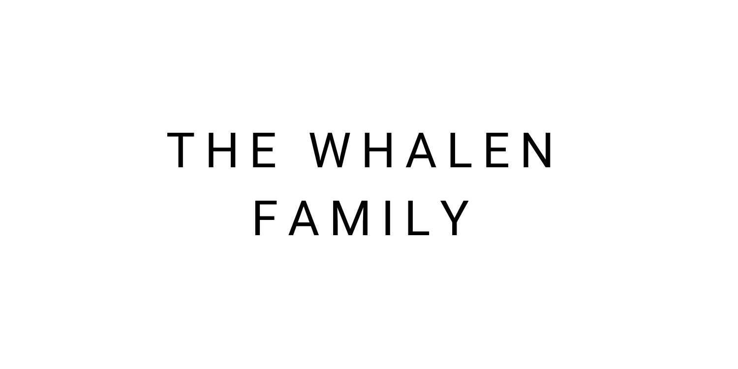 Whalen Family, Gala 22 Sponsor